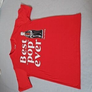 Coca-Cola Best pop Ever T-shirt sz SM Red White  Pre-owned